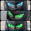 1 Pair New Motorcycle Headlight Luminous Stickers Devil Eye Dazzle Colour 3D Decals Motorbike Body Waterproof Decoration Sticker