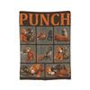 Lonely Punch Monkey Blanket Plush Funny Warm Throw Blanket for Home Restaurant Decoration
