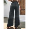 New Women's Casual Wide Leg Pants Comfortable Straight Cut Long Trousers Thin Sle Autumn Collection