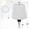 Wireless Pleated Bottle Lamp Touch LED Cordless Table Lamp Wine Bottle Lamp  Home Decoration