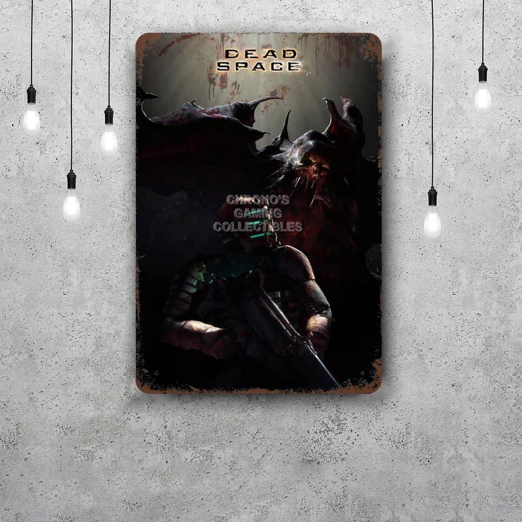Dead Space Game Vintage Tin Sign Home Decor Wall Decor Art Wall Mural Room Decoration Decor Retro Metal Sign Plate Bar Posters