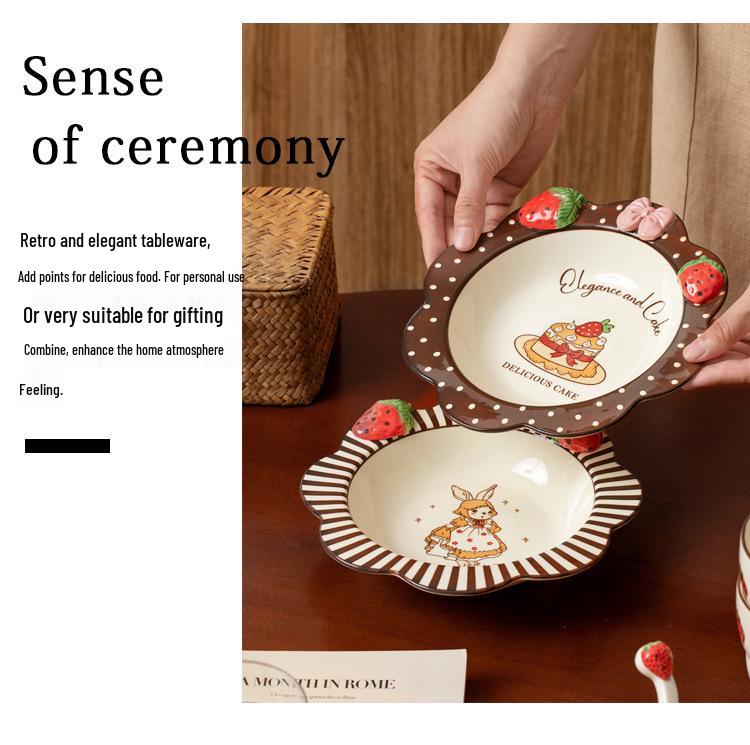 Sophie Rabbit Wedding Gift Tableware Set: Bowl, Plate, Dish for Bride's Engagement or Housewarming