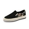 One-pedal men's shoes spring old Beijing cloth shoes men's lazy board shoes 2024 new fisherman canvas shoes student