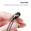 10Pcs Plastic Nail Tips Holder Nail Stand Chess Shaped DIY Magnetic Training Practice Display Manicure Tool