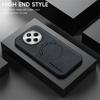 WANLONFENG YBP Series Magnetic Case with Tempered Glass Film For Xiaomi Redmi 14C 4G/14R 5G/Poco C75 4G PU+TPU Phone Cover Large Cutout
