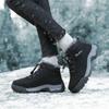 Warm Fur Lightweight Cotton Shoes Men Walking Footwear Male Winter Shoes Sneakers