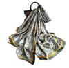 New simulation silk fashion cashew print silk scarf women's foreign style brocade high-end shawl warm long scarf