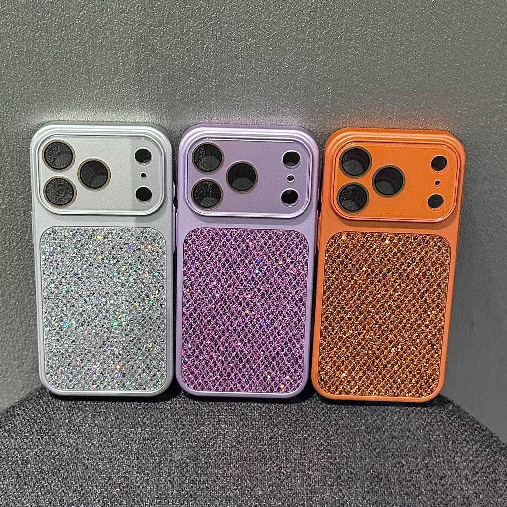 Luxury Glitter Rhombus Case for Apple iPhone 17 Pro Max/16/14