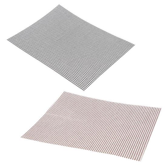 BBQ Grill PTFE Mesh Mat Reusable Heat-Resistant Non-Stick Sheet Barbecue Tool