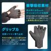 Umibozu Fishing Summer Cooling Gloves with High Grip and Quick Drying Umibozu Gloves, (Size L, Navy)