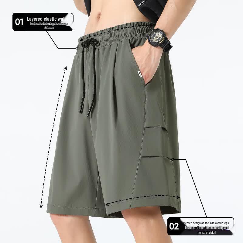 Mark Fairwhale Men's Quick-Dry Cooling Casual Utility Shorts