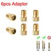 2~8pcs Bicycle Valve Pump Converter Adapter Presta to Schrader Convert Nozzle Inflation Adaptor F/V To A/V Bike Valve Adapter Mass Air Flow 3