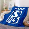 Custom Name Real Madrid Crest blanket for Couch & Bed, Plush Cozy Fuzzy Blanket Super Soft & Warm Blankets for Fall and Winter. 0908264