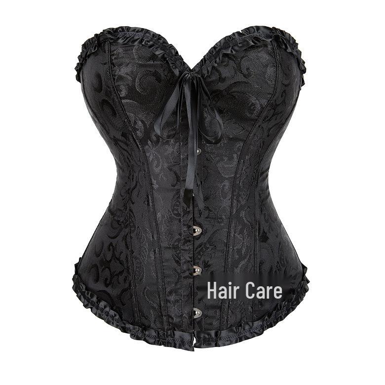 

Elegant Bridal Corset Bustier with Waist Cincher & Abdomen Control XXS