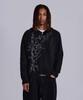 Jeidideuleondeon (M) Tattoo Zip Knit Hoodie Black