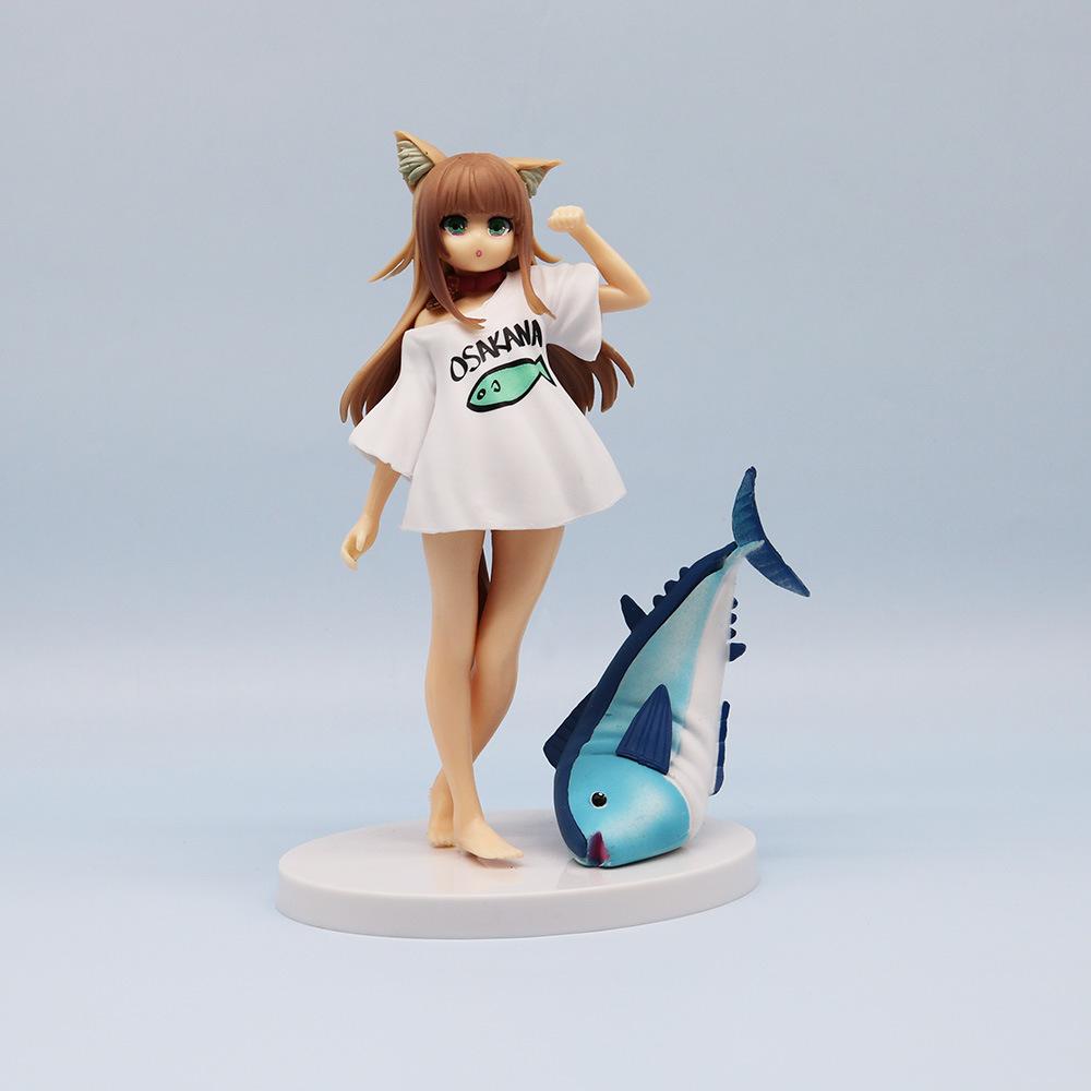 Neko Ga Onnanoko Kinako Anime Beauty Girl Pvc Model Action Collection Figure