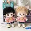 Soft Texture Idol Dolls Cartoon Pattern Skirt Lovely Design Cotton Plush Dolls Skirt  Costume Toy