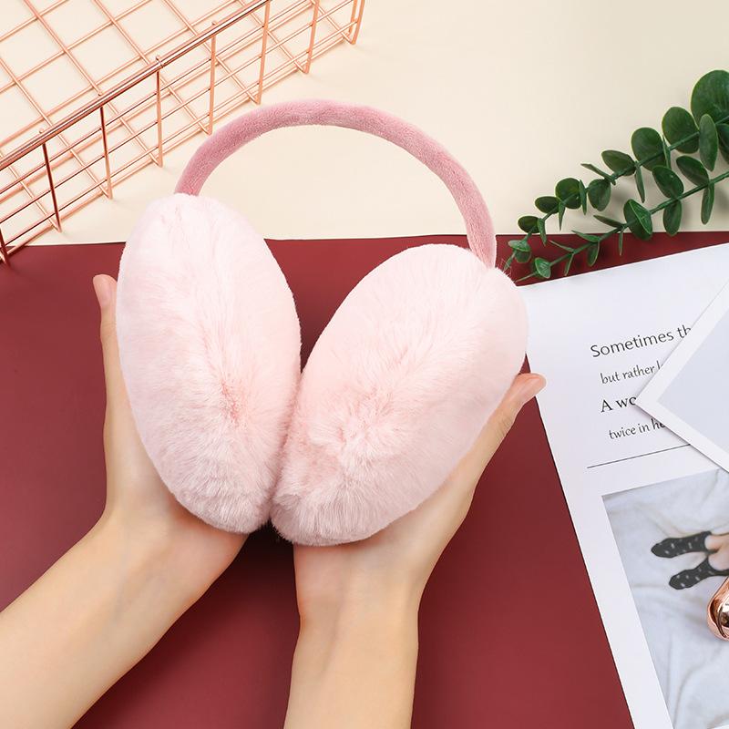 Autumn and Winter Students Ride Lovely Ears Warm Face Women's Earmuffs