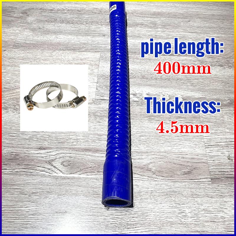 Universal ID30-100mm Silicone Flexible Hose Air Intake Pipe Length 400-700mm Radiator Tube High Pressure Temperature 2 Clamps