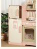 Wooden Kids' Kitchen Playset: Cross-Border Cooking Toys with Green Refrigerator