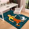 The Adventures of Tintin2 Printed Absorbent Washable Carpet, Non-Slip Bathroom Mats, Kitchen Rugs, Yoga Mat,Living Room Entrance, Camping Picnic Rugs