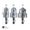 Water Pipe Connection Tool Stepped Drill Bit Hexagon Shank Step Drill Water Pipe Expander