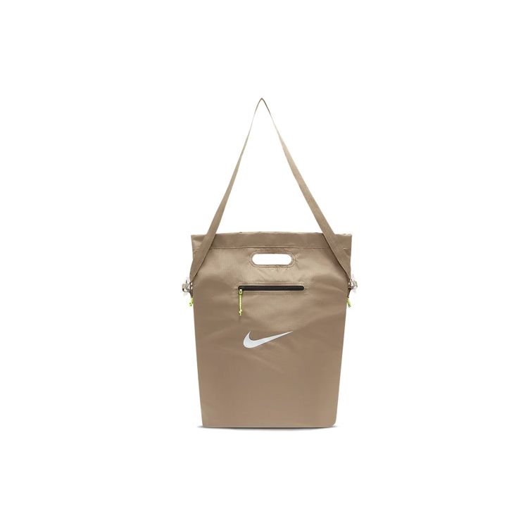

Nike Stash Foldable Lightweight Fabric Tote Bag Unisex Tote Bags Light-Brown DD1357-208 Light Umber