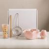 Japanese Style Ceramic Matcha Tool Flower Shaped Matcha Making Kit Matcha Tea Set  Matcha Lovers