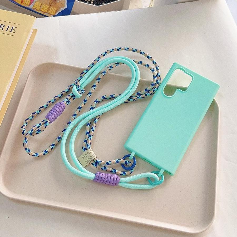 

Fashion Lanyard Case For Samsung Galaxy S25 Ultra S24 FE S21 S20 S22 S23 Plus A36 A16 Shockproof Crossbody Cord Strap Soft Cover Galaxy S25