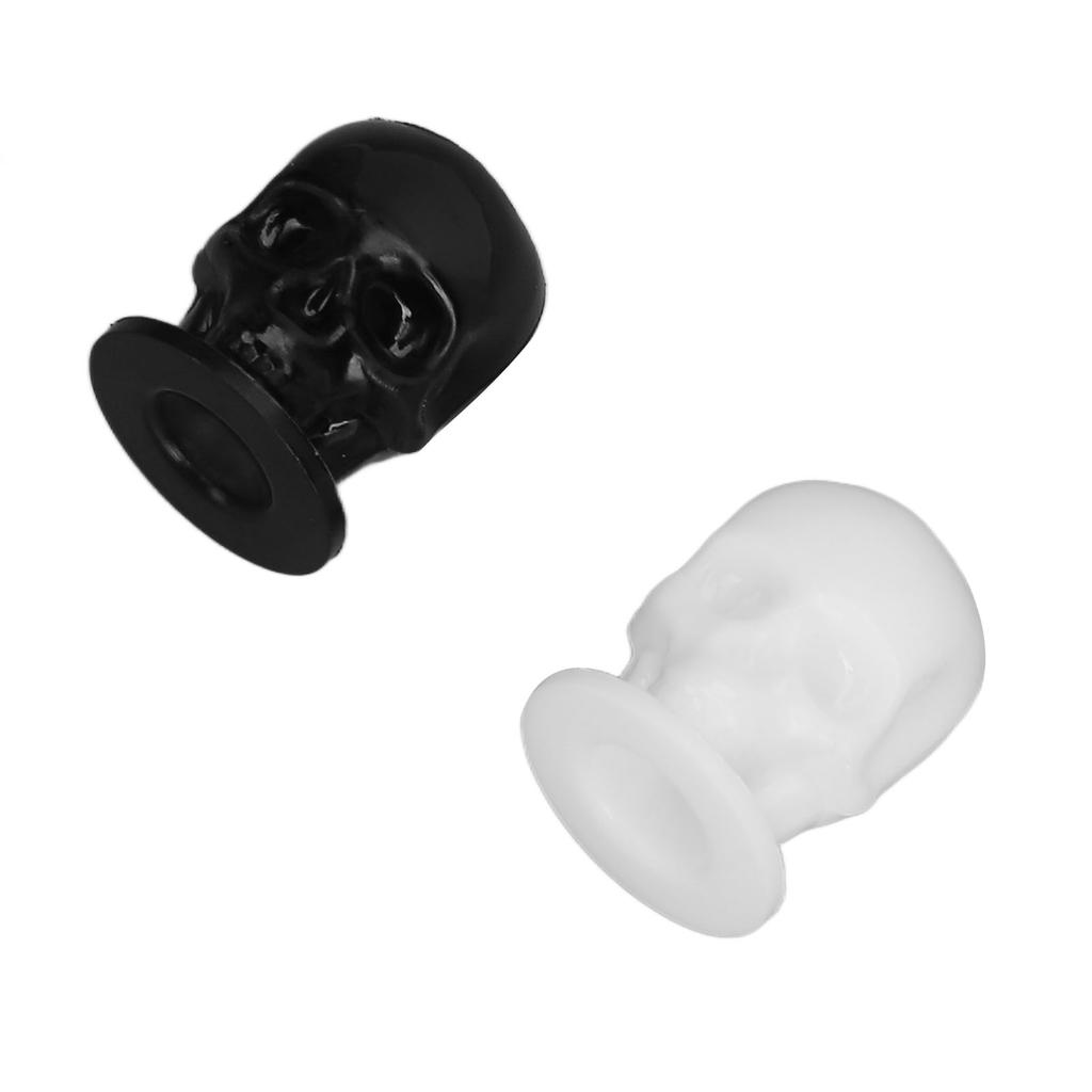400pcs Tattoo Ink Cups Skull Shaped Stable Standing Thicken Microblading Pigment Cups Black White