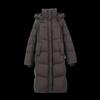 Shetu Women's Loose Long Hooded Down Jacket