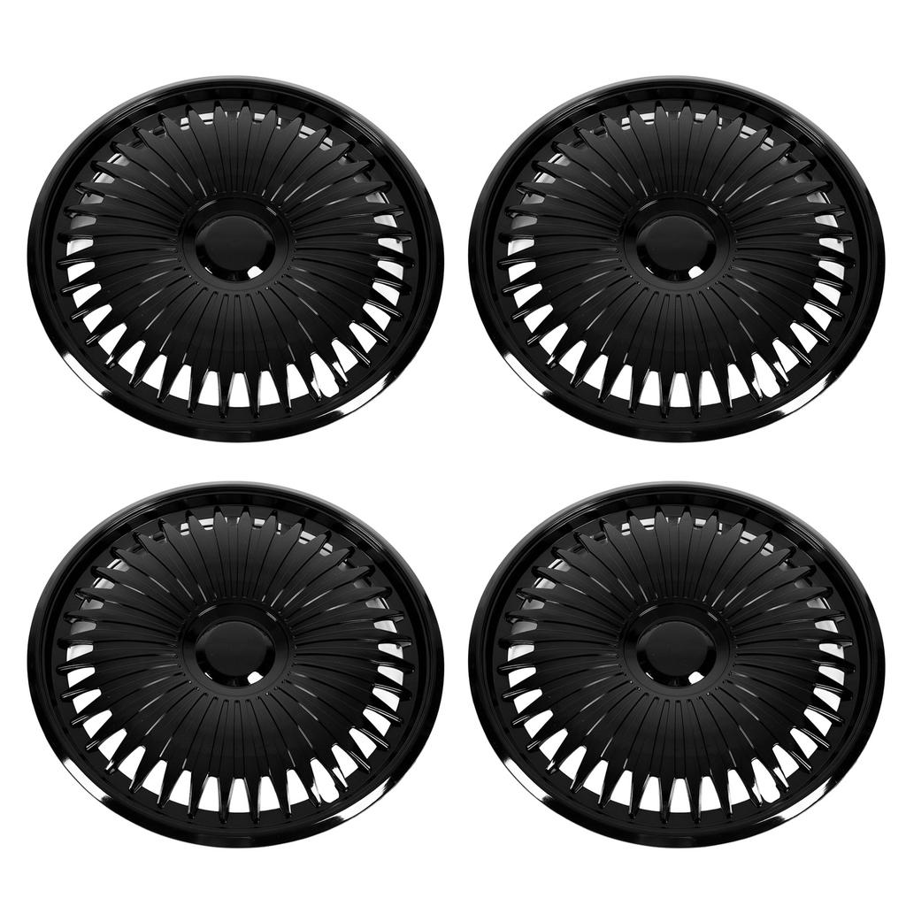 4 buc Calotă Roată 16in Negru Acoperire Completă Protecție Jantă Garnitură Rezistență Ridicată pentru RAV4 Corolla Octavia