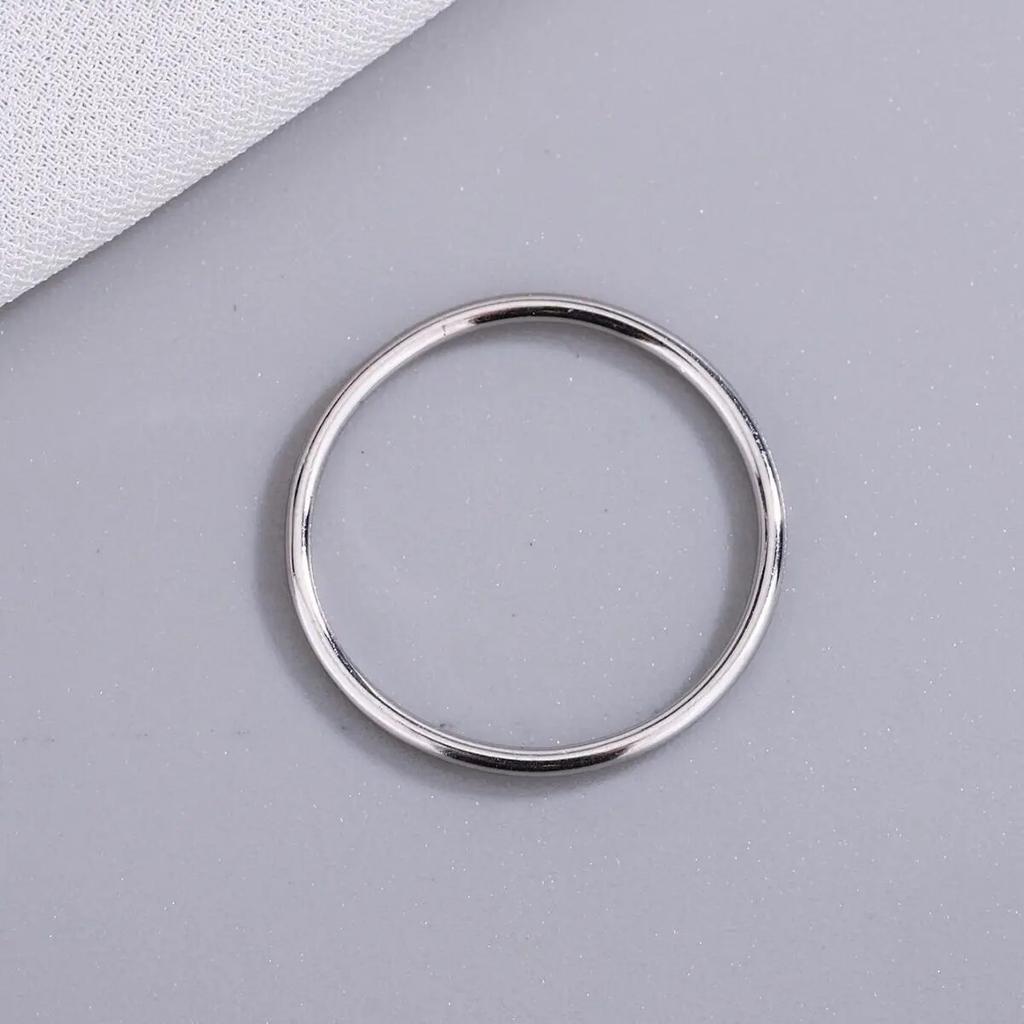 Simple Coil Geometric Couple Ring for Women Sterling Silver S925 Valentine's Day Weddding Gift Jewelry Rings for Women Engagement Rings
