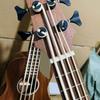 Flat Bottom Slotted Bass Bone Nut Up Saddle Modern Style Electric Bass 4 String PreSlotted Nut Replacement Parts
