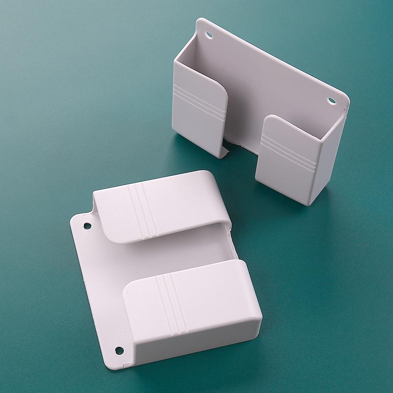 Wall-Mounted TV Remote & Phone Holder - No Drilling Required