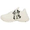 MLB Big Ball Chunky New York Yankees Retro Langlebig Leicht Erhöhte Höhe Niedrig geschnitten Dad Shoes Unisex Sneaker Beige 32SHCC011-50I