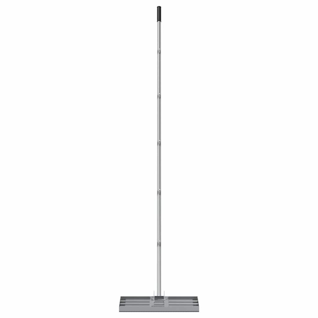 Garden Leveling Rake Silver 45 X 25 X 200 Cm Stainless Steel