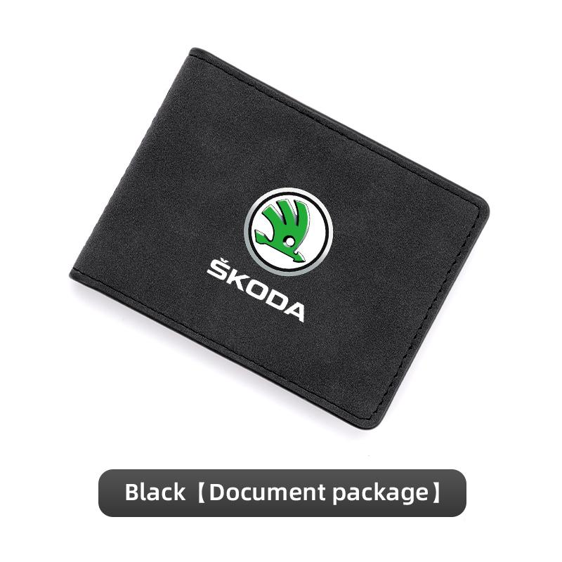 Car driving license card credit card holder For New Skoda Octavia Kodiaq Fabia Superb Karoq Yeti Rapid Mk3 Vrs A4 Car pendant xknz73