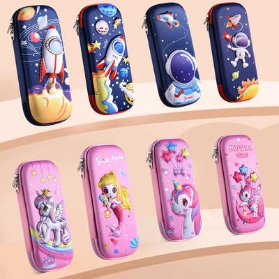 Large 3D Cartoon Pencil Case for Primary School Students