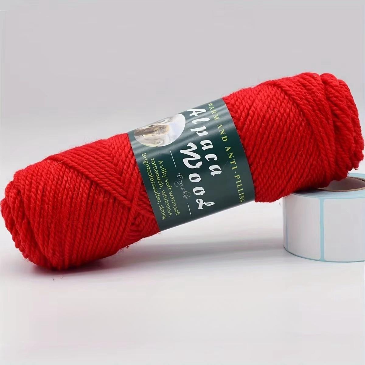 

1 шт. пряжа из шерсти альпака, мягкая и теплая смесь для вязания свитеров, шарфов, шапок - 1,1 фунта каждая, многоцветный ассортимент