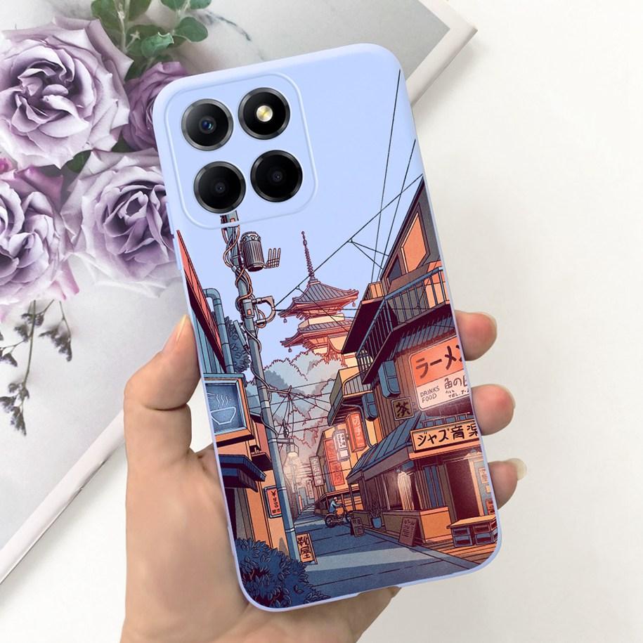 For Cover Honor X8 Phone Case TFY-LX1 TFY-LX2 TFY-LX3 Bumper Popular Flower Cats Soft Cover For Honor 70 Lite X6 X6s X8 5G Funda