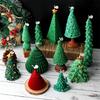 Star Cedar Christmas Tree Shape Silicone Candle Mold DIY Christmas Themed Tree Design Holiday Decorated Craft Christmas Gift