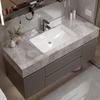 Yingtang Bathroom Vanity with Mirror Cabinet and Rock Slab Basin