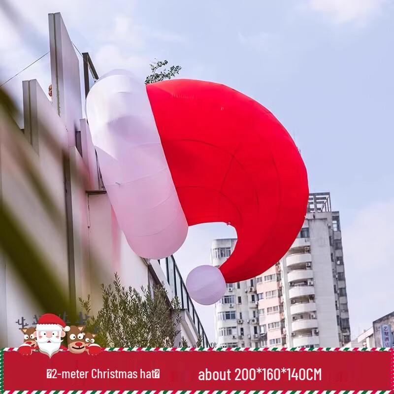 Automatic Inflatable Christmas Hat