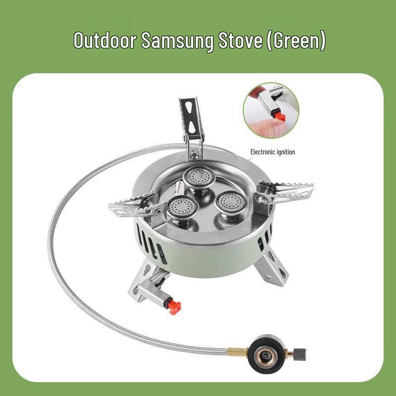 Zhichu Outdoor Triple-Core Camping Stove 1