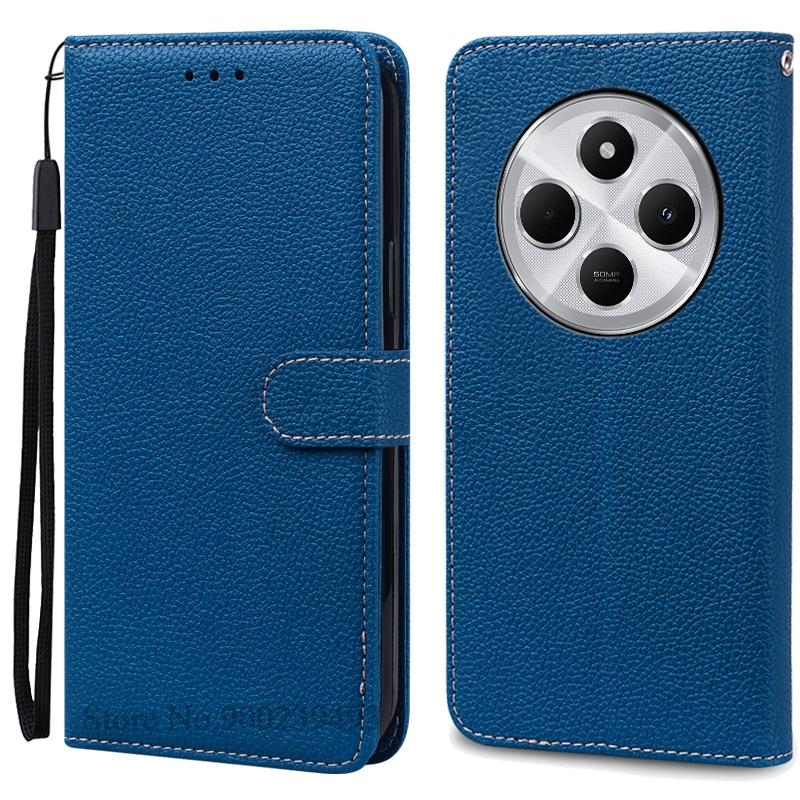 For Poco C75 Case Luxury Leather Flip Wallet Case For Poco C75 Case Xiaomi Poco C75 C 75 Case Silicone Book Cover Coque Fundas