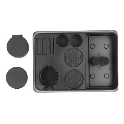 Coffee Organizer Box Tamper Holder Multifunctional Compact Tamping Station Coffee Tools Storage Box