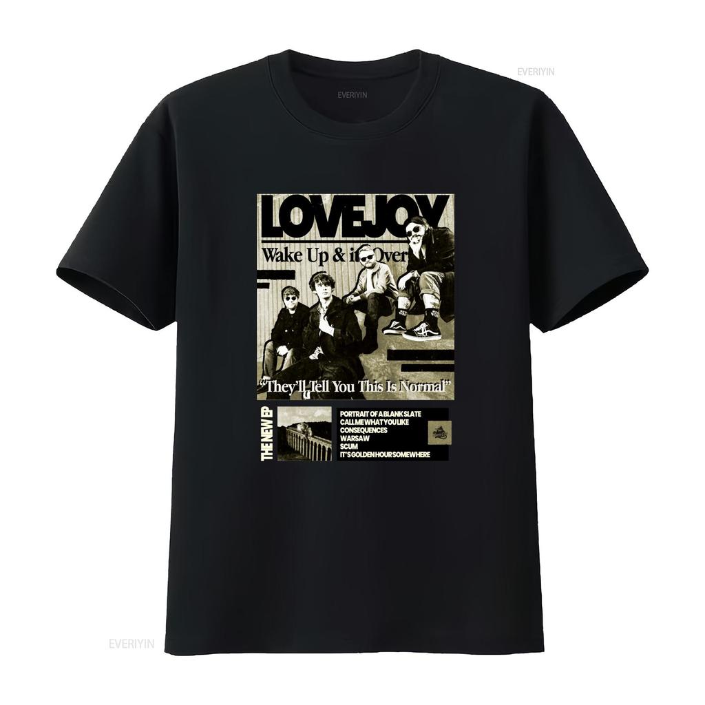 Wake Up It's Over Pop Music Lovejoy Band Portrait  T Shirt All Sizes Vintage Washed Slightly Stylish Breathable Fashion
