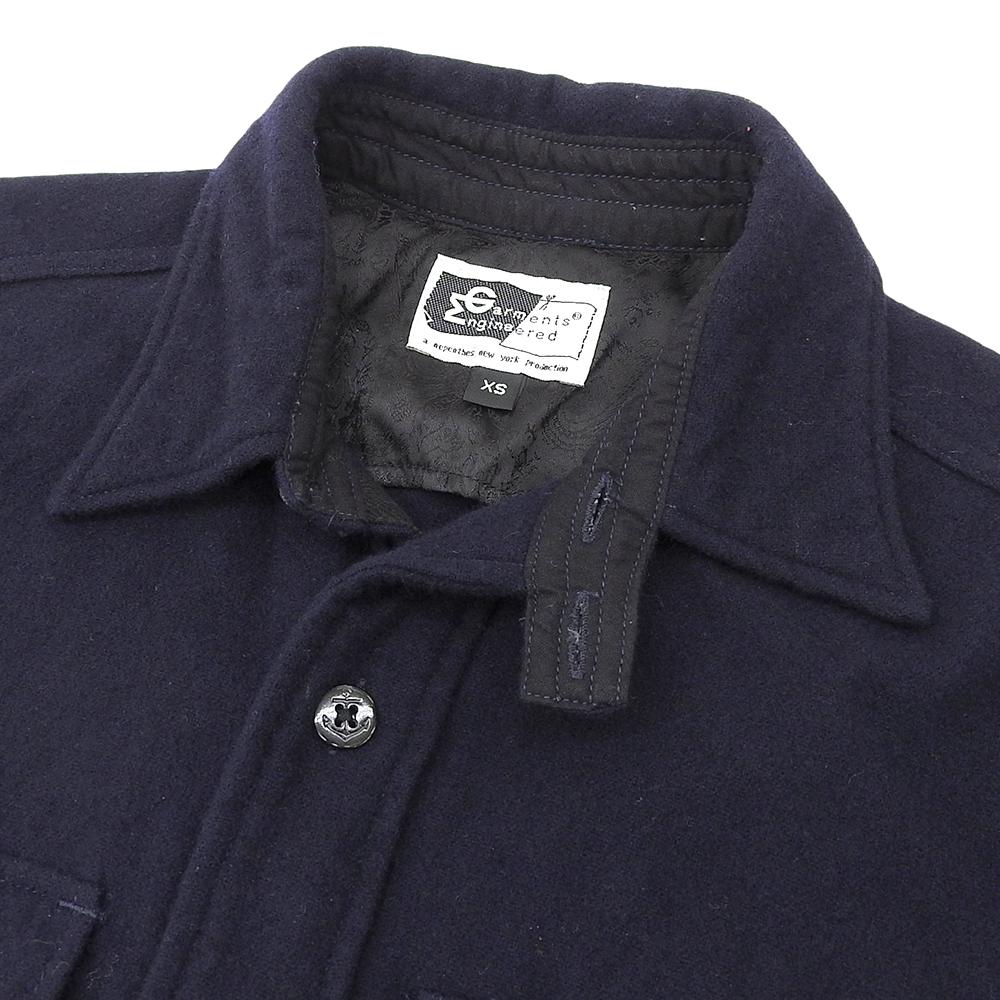 Engineered Garments Excellent condition 100% wool CPO shirt, men's, navy, size XS tops XS NavyUsed