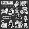 10/30/70 Stück Schwarz-Weiß Anime Hunter×Hunter Aufkleber Coole Graffiti Decals für Handy Koffer Notizbuch Kinder DIY Aufkleber Spielzeug